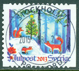F 2974 Julpost. Prakt STOCKHOLM 2015-08-20  (A/U)