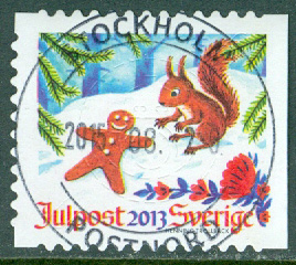 F 2976 Julpost. Prakt STOCKHOLM 2015-08-20  (A/U)