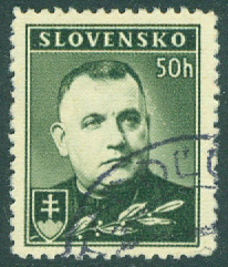 Slovakien – M   67 YA Jozef Tiso (1887-1947), president, 50 H stpl