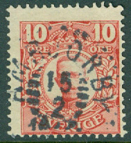 F   82 Medaljong 10 öre. AMBJÖRBY 15.2.12  (S/Vär)