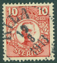 F   82Bz Madoljong 10 öre. VM KPV. KILA 19.8 1913  (S/Vär)