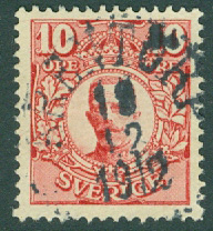 F   82 Medaljong 10 öre. ARENTORP 19.12 1912  (R/Vg)