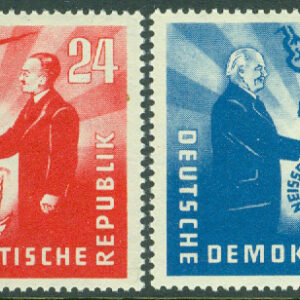 DDR – M  284-285 Tysk-polsk vänskap, 2 kpl **
