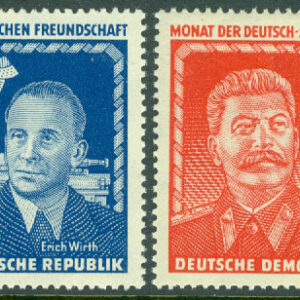 DDR – M  296-297 Tysk-sovjetisk vänskap, 2 kpl **