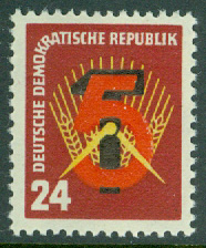 DDR – M  293 Första femårsplanen, 1 kpl **