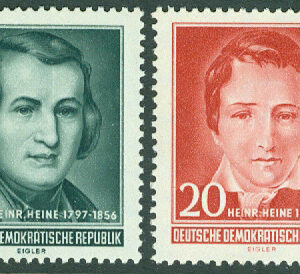 DDR – M  516-517 100-årsdagen av Heinrich Heines död, 2 kpl **