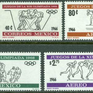 Mexiko – M 1214-1218 OS i Mexico City 1968, 5 kpl **