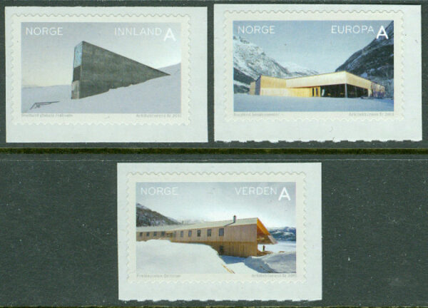 Norge - F 1783-1785 Turistfrimärken, 3 kpl **