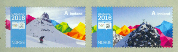 Norge - F 1923-1924 Ungdoms-OS, 2 kpl **