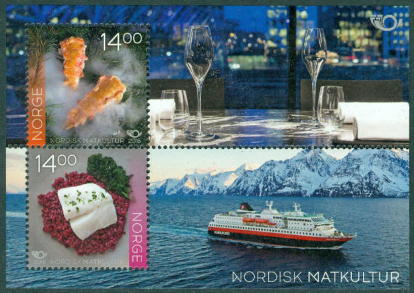 Norge - F 1928-1929 (BL 54) Nordisk matkultur, 2 kpl **