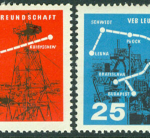 DDR – M 1227-1228 Petrokemi, 2 kpl **
