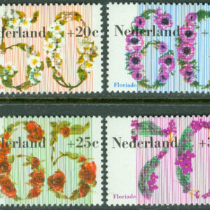 Nederländerna – M 1203-1206 Sommarmärken, trädgårdsutställning ”Floriade ’82”, 4 kpl **