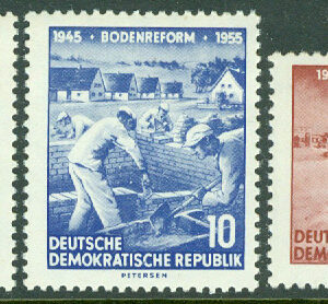 DDR – M  481-483 Jordreformen 10 år, 3 kpl **