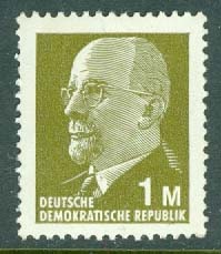 DDR – M 1540 Statschef Walter Ulbricht, 1 kpl **