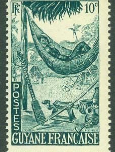 Franska Guyana – M  233 Lugn och ro i hängmattan, 10 C **