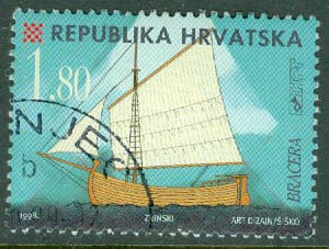 Kroatien – M  476A Kroatiska skepp, 1.80 K stpl