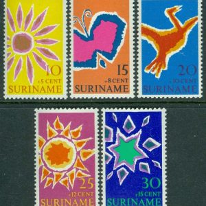 Surinam – M  570-574 Påsk 1970, 5 kpl **