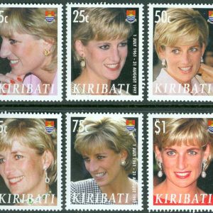 Kiribati – M 1034-1039 Prinsessan Diana död 10 år, 6 kpl **