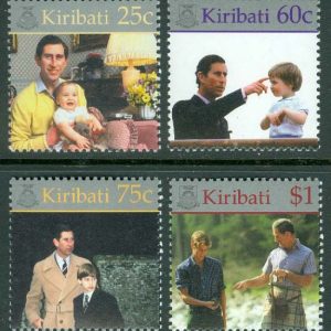 Kiribati -M  835-838 Prins William 18 år, 4 kpl **