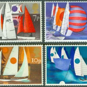 England – M  678-681 Segling, 4 kpl **