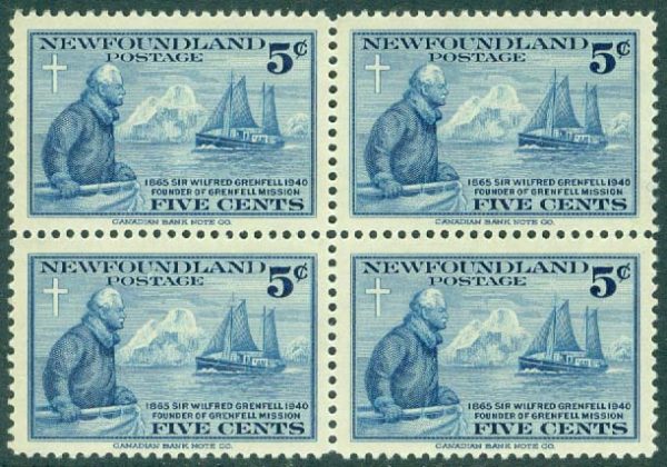 Newfoundland - M  239 Grenfell-Labrador-uppdraget.50 år, 4-block kpl **