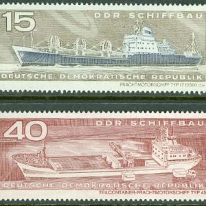 DDR – M 1693-1698 Skeppsbyggeri, 6 kpl **