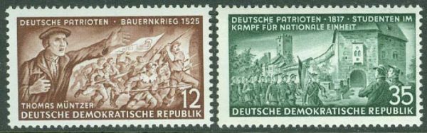 DDR - M  398X, 402X Tyska patrioter, 2 ol **