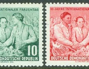 DDR – M  450-451 Internationella kvinnodagen 1955, 2 kpl **