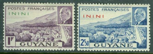 Inini - M   52-53 Marskalk Pétain, 2 kpl *
