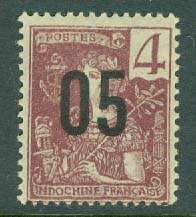 Franska Indokina – M   59 I Påtryck 05 på 4 C *