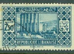 Libanon – M  180 Jupitertempel, Baalbek, 7,50 Pia stpl