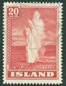 Island – F  228 Geysir, 20 aur stpl