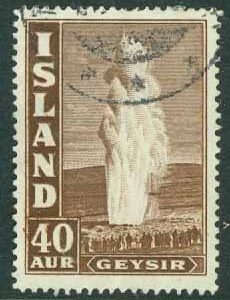 Island – F  230 Geysir, 40 aur stpl