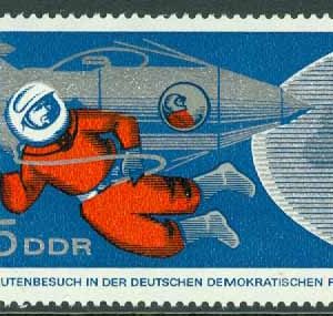 DDR – M 1138-1140 Besök av sovjetiska kosmonauter, 3-strip kpl **