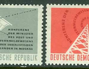 DDR – M  620-621 Ministerkonferens i post- och telekommunikation i socialistländerna, 2 kpl **