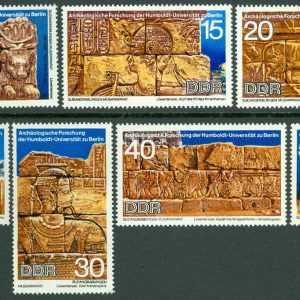 DDR – M 1584-1590 Arkeologisk forskning vid Humboldt-universitetet, Berlin. 7 kpl **
