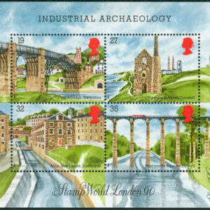 England – M 1210-1213 (BL 5) Arkitektoniska monument från den industriella revolutionen, block **