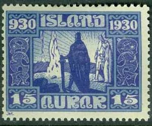 Island – F  177 Alltinget, 15 aur *