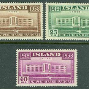 Island – F  237-239 Universitetet i Reykjavik, 3 kpl *