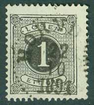 F L 11. Lösen 1 öre t. 13. HORNDAL 22.10 1891  (W/D)