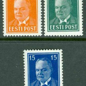 Estland – M  156-158 Statspresident Päts, 3 kpl *
