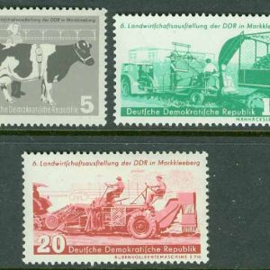 DDR – M  628-630 Lantbruksutställning, Markkleeberg. 3 kpl **