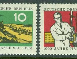 DDR – M  833-834 Staden Halle 1000 år, 2 kpl **