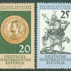 DDR – M  791-792 Dresdens konstsamlingar 400 år, 2 kpl **