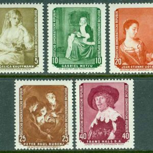 DDR – M  693-697 Från Sovjet återförda målningar (III), 5 kpl **