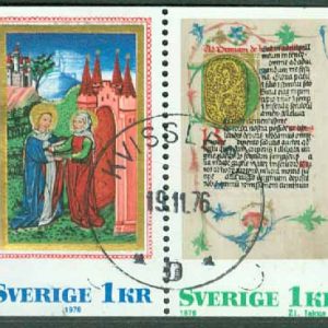 F  986SX1 Medeltida bokmåleri. Prakt KVISSLEBY 19.11.76  (Y/Med)