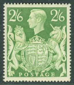 England – M  228 Kung George VI 2´6 S’P *