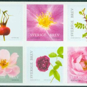 Häfte Rosor (10 märken Sverige brev)