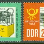 DDR – M  998-999 Frimärkets Dag 1963, 2 kpl **