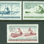 DDR – M  838-840 VM i kanotslalom och Whitewater Racing 1961, 3 kpl **